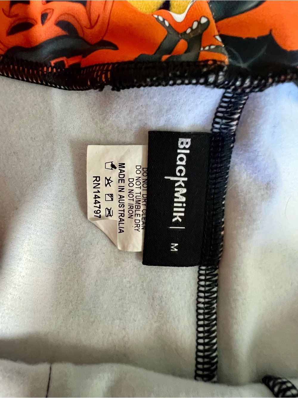 Blackmilk Halloween Trick or Treat Shorts NWOT - Picture 3 of 3